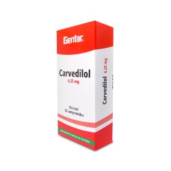 CARVEDILOL 6.25 GENFAR X 30...