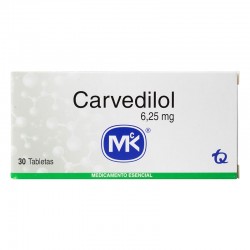 CARVEDILOL 6.25 MK X 30 TBS