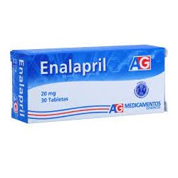 ENALAPRIL 20 MG AG X 30 TBS