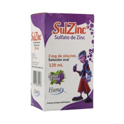 SULZINC SOLUCION ORAL X 120 ML