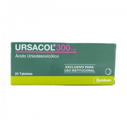 URSACOL 300 MG X 20 TBS