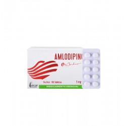 AMLODIPINO 5 MG X 100 TAB ECAR