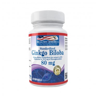 GINKGO BILOBA 80MG HEALTHY...