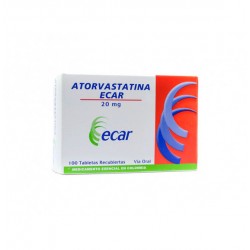 ATORVASTATINA ECAR 20MG X...