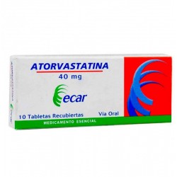 ATORVASTATINA ECAR 40 MG X...