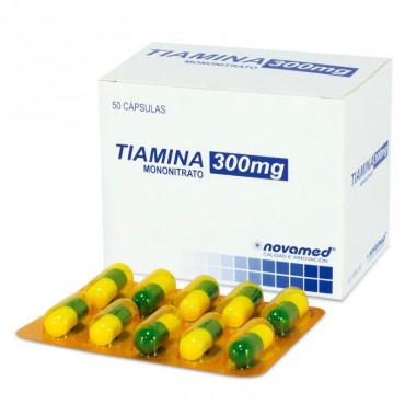 TIAMINA NOVAMED 300MG X50 CAPS