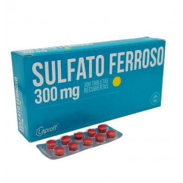 SULFATO FERROSO 300MG...