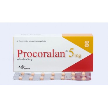 PROCOROLAN 5MG IVABRADINA X...