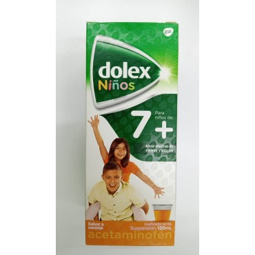 Dolex Niños 7+  Suspensión x 120 ml